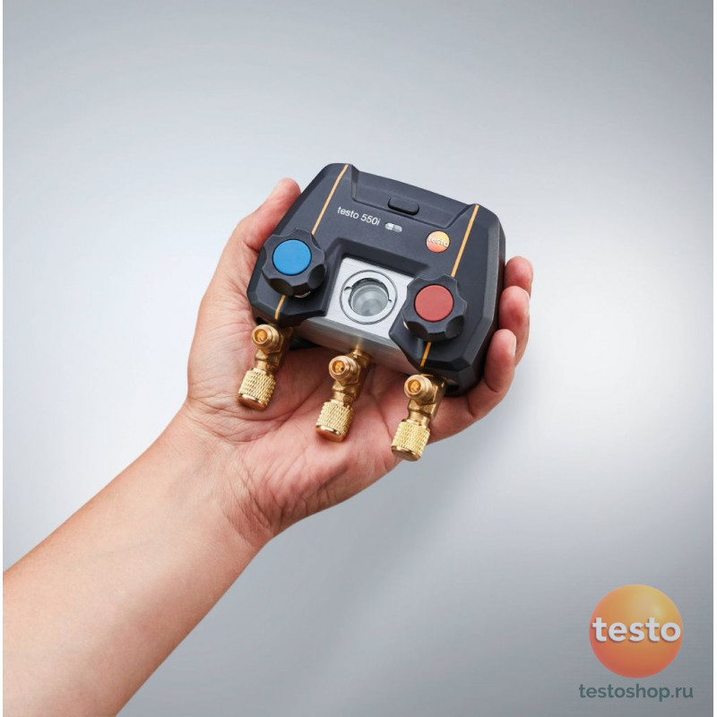 Цифровой манометрический коллектор Testo 550i + Набор WERA Kraftform Kompakt 20 Tool Finder 1 с сумкой в подарок!