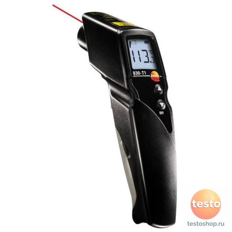 Термометр инфракрасный с лазерным целеуказателем (оптика 10:1) Testo 830-T1