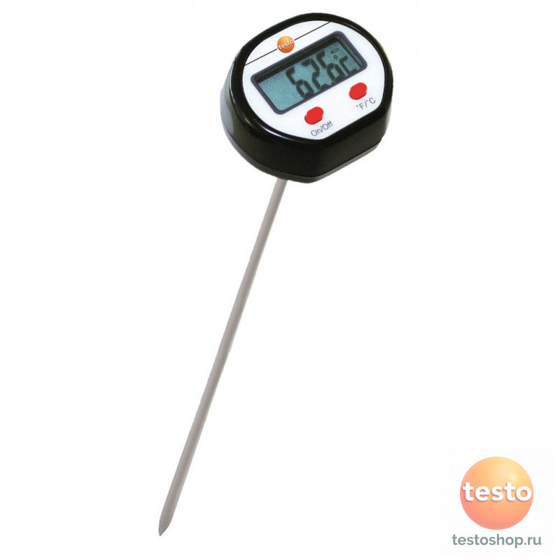 Проникающий мини-термометр с удлиненным измерительным наконечником Testo
