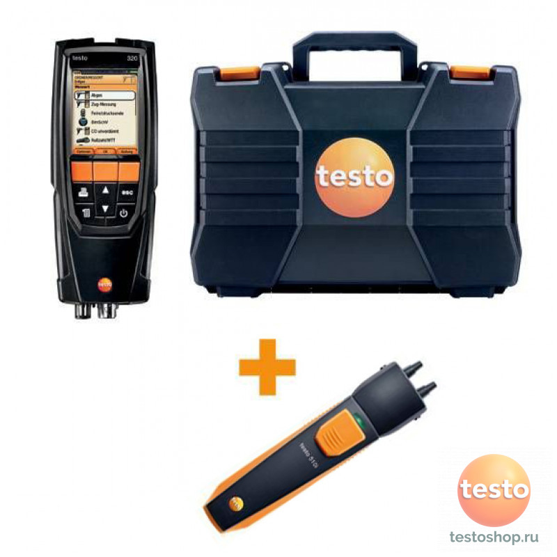 Комплект Testo 320 без H2 -компенсации + смарт зонд 510i