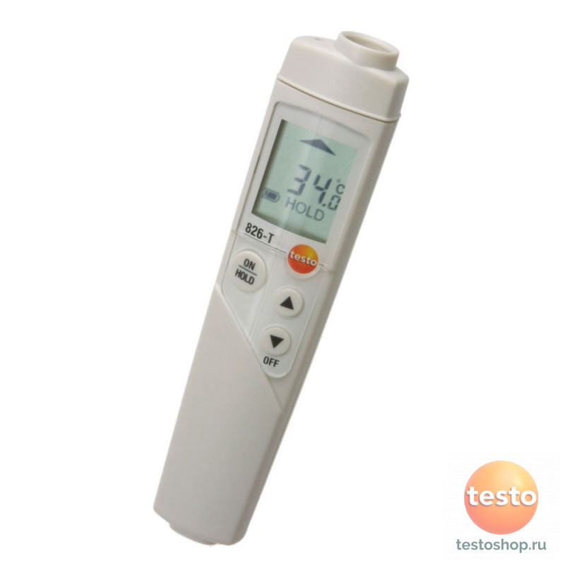 Инфракрасный термометр для пищевого сектора с лазерным целеуказателем (оптика 6:1) Testo 826-T2